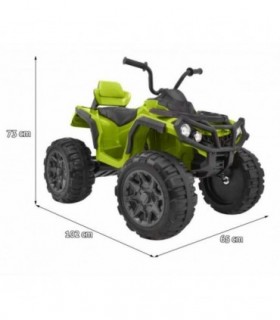 Quad électrique 12V Monster Vert - Pack Luxe
