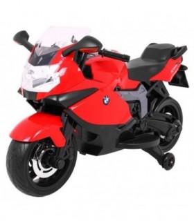 Moto électrique 12V BMW K1300S Rouge - pack luxe