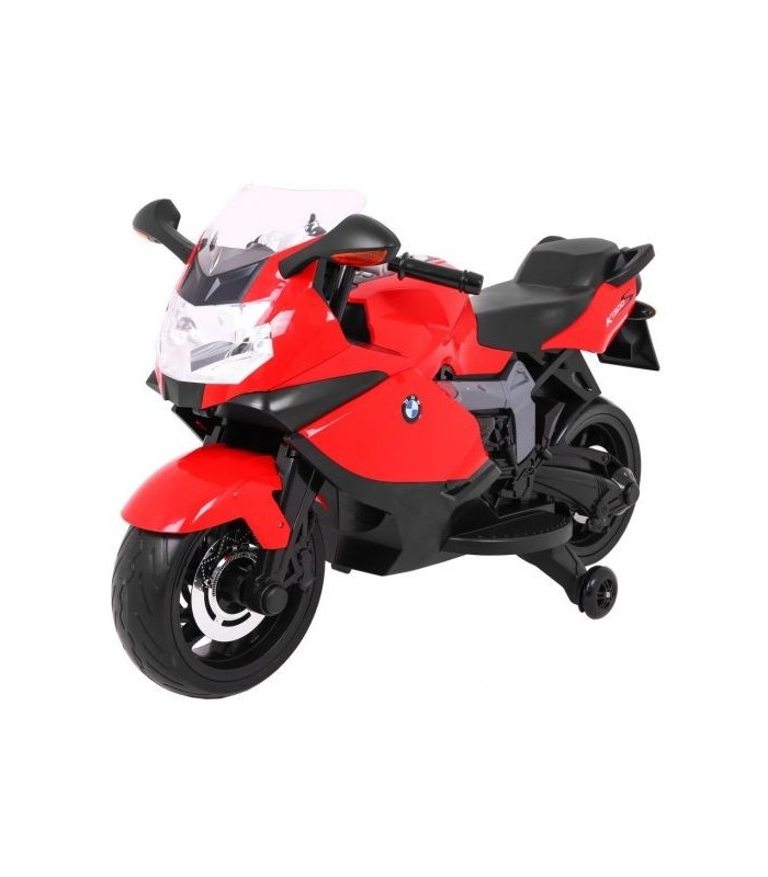 Moto électrique 12V BMW K1300S Rouge - pack luxe