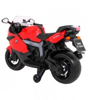 Moto électrique 12V BMW K1300S Rouge - pack luxe