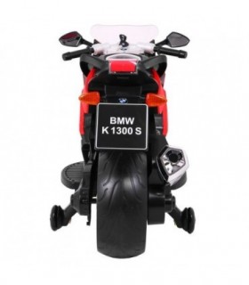 Moto électrique 12V BMW K1300S Rouge - pack luxe