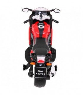 Moto électrique 12V BMW K1300S Rouge - pack luxe