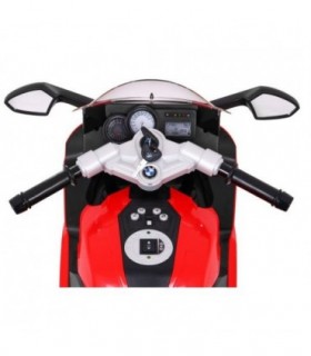 Moto électrique 12V BMW K1300S Rouge - pack luxe