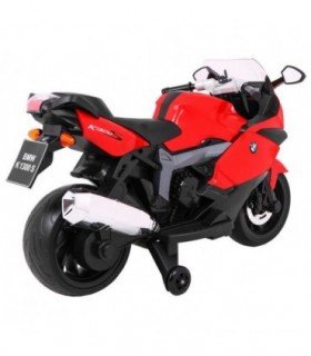 Moto électrique 12V BMW K1300S Rouge - pack luxe