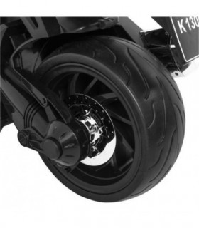 Moto électrique 12V BMW K1300S Rouge - pack luxe