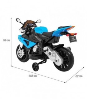 Moto électrique 12V BMW S1000RR Bleu
