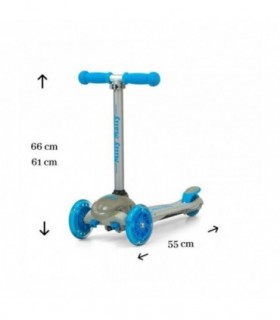 Trottinette Milly Mally Zapp Grey