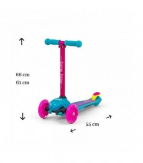 Trottinette Milly Mally Zapp Rose