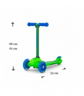Trottinette Milly Mally Zapp Vert