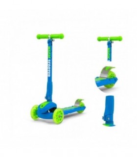 Trottinette Milly Mally Magic Bleu Vert