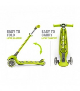 Trottinette 3 roues Milly Mally Boogie Verte