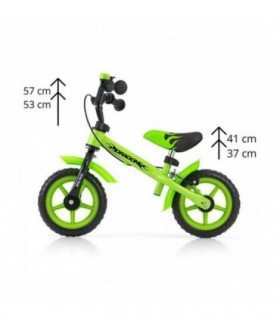 Draisienne avec freins Milly Mally Dragon Verte