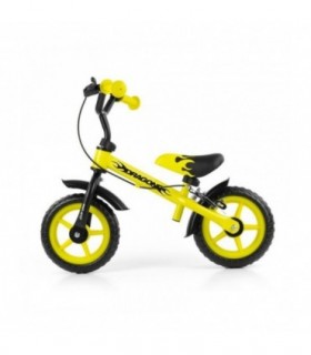 Draisienne avec freins Milly Mally Dragon Jaune
