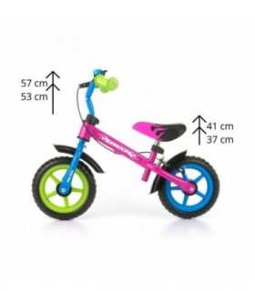 Draisienne avec freins Milly Mally Dragon Multicolore