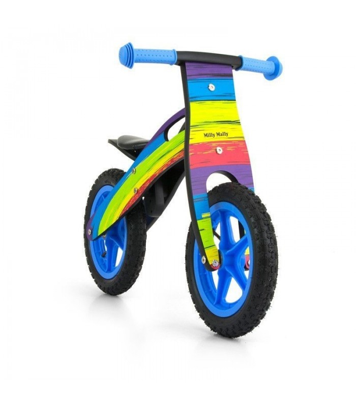 Draisienne en bois Milly Mally King Rainbow