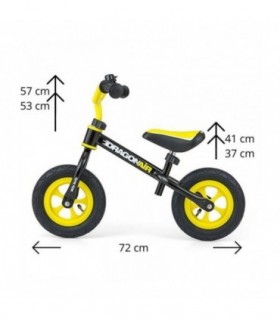 Draisienne Milly Mally Dragon Air Noire