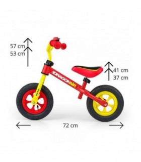 Draisienne Milly Mally Dragon Air Jaune Rouge