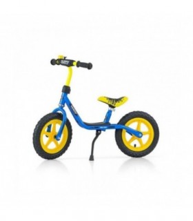 Draisienne Milly Mally Dusty 12" Bleu Jaune