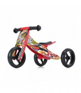 Draisienne 2 en 1 Milly Mally Jake Cars Rouge