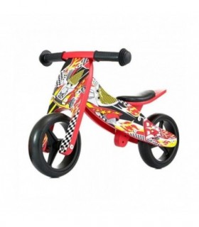 Draisienne 2 en 1 Milly Mally Jake Cars Rouge