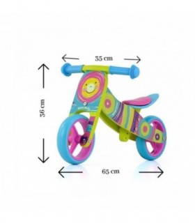 Draisienne 2 en 1 Milly Mally Jake Rainbow
