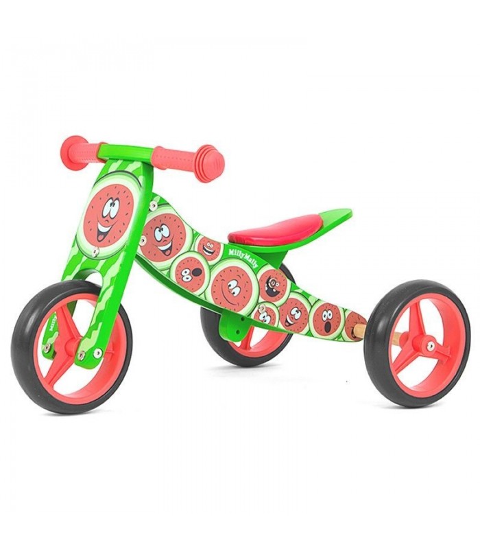 Draisienne 2 en 1 Milly Mally Jake Pastèque