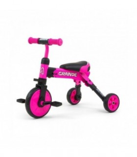 Porteur tricycle Milly Mally Grande Rose