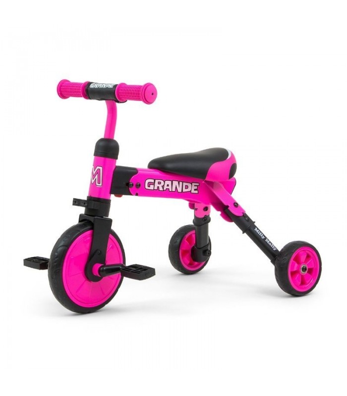 Porteur tricycle Milly Mally Grande Rose