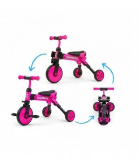 Porteur tricycle Milly Mally Grande Rose