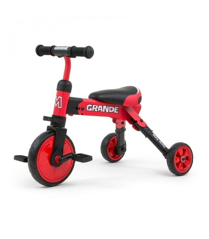 Porteur tricycle Milly Mally Grande Rouge