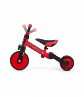 Tricycle 3 en 1 Milly Mally Optimus Rouge