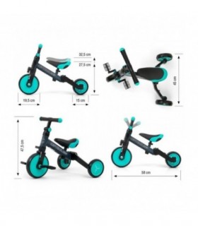 Tricycle 3 en 1 Milly Mally Optimus Mint
