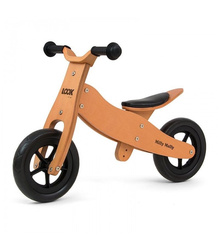 Draisienne 2 en 1 Milly Mally Look Bois Naturel