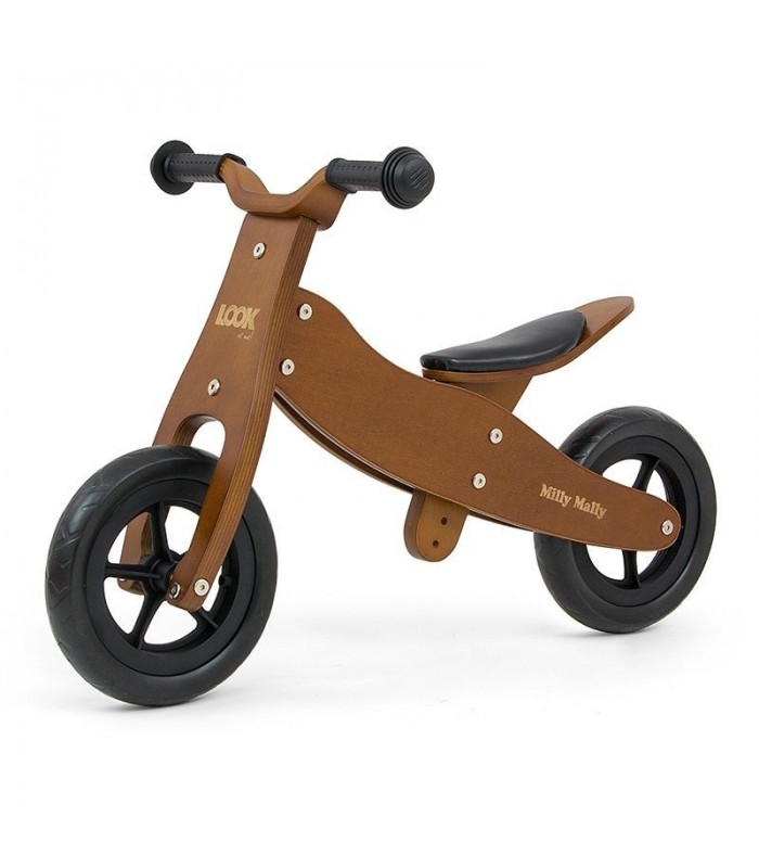 Draisienne 2 en 1 Milly Mally Look Dark Natural