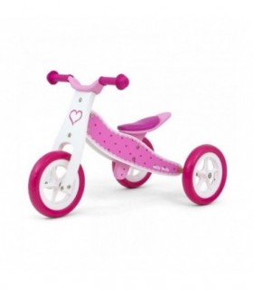 Draisienne 2 en 1 Milly Mally Look Hearts