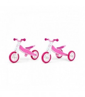 Draisienne 2 en 1 Milly Mally Look Hearts