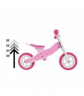 Draisienne 2 en 1 Milly Mally Look Hearts