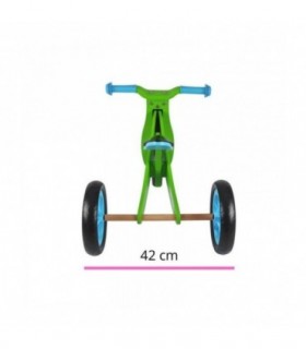 Draisienne 2 en 1 Milly Mally Look Bleu Army