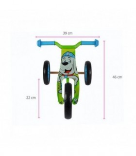 Draisienne 2 en 1 Milly Mally Look Bleu Army