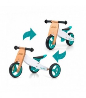 Draisienne 2 en 1 Milly Mally Jake Classic Mint