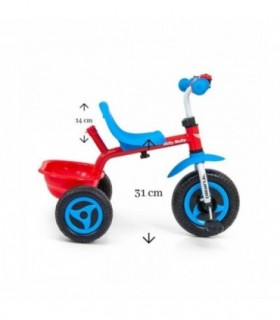 Tricycle Milly Mally Turbo Cool Rouge