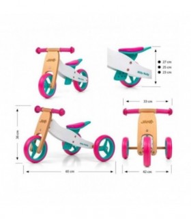 Draisienne 2 en 1 Milly Mally Jake Classic Candy