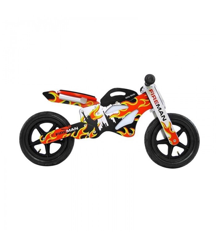 Draisienne en bois Milly Mally Gtx pompier