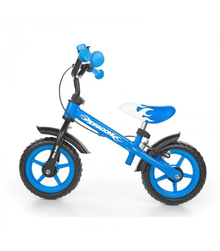 Draisienne avec freins Milly Mally Dragon Bleue