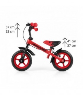Draisienne avec freins Milly Mally Dragon Rouge