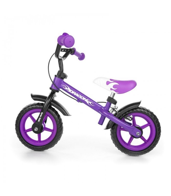 Draisienne avec freins Milly Mally Dragon Violette