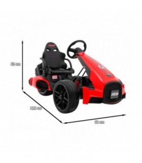 Kart électrique 12V XR-1 Rouge - Pack Evo