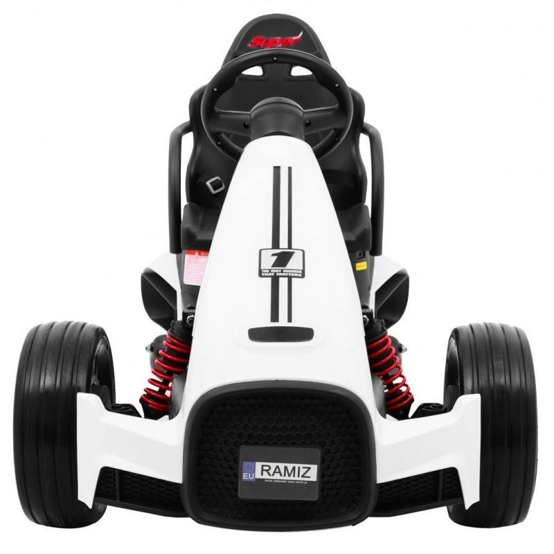 Kart électrique 12v xr-1 blanc - pack evo