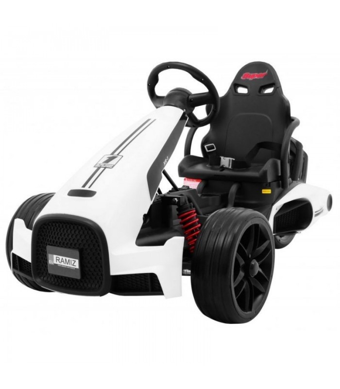 Kart électrique 12V XR-1 Blanc - Pack Evo