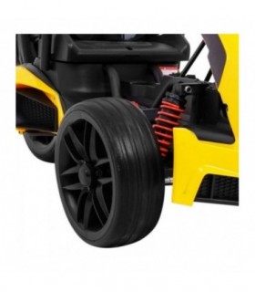 Kart électrique 12V XR-1 Jaune - Pack Evo